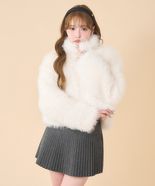 フェイクファーショートコート（ブルゾン）｜one after another NICE