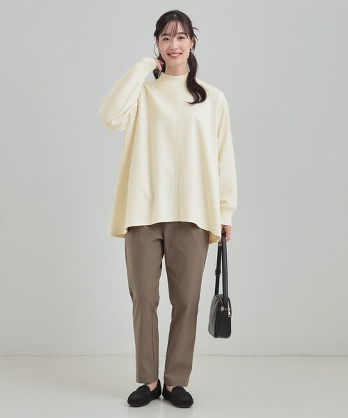 SHOO・LA・RUE(シューラルー)の「【S-LL】滑らかタッチが癖になる Aラインスエード調トップス(Tシャツ/カットソー・レディース・ブラウン系その他/サックスブルー/ホワイト・01/04/02/03)」の19枚目の写真