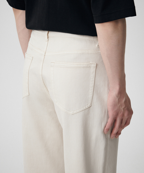 MUSINSA STANDARD（ムシンサスタンダード）の「[クールタンダード] レギュラーフィットデニムパンツ [クリーム]（デニムパンツ・メンズ・その他・40/38/42/36/34/32/30/31/33/26/27/28/29）」の6枚目の写真