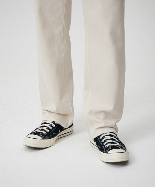 MUSINSA STANDARD（ムシンサスタンダード）の「[クールタンダード] レギュラーフィットデニムパンツ [クリーム]（デニムパンツ・メンズ・その他・40/38/42/36/34/32/30/31/33/26/27/28/29）」の5枚目の写真