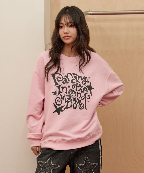 WaiKei（ワイケイ）の「ダンシングスターリベットマンツーマンピンク（スウェット・レディース・その他・2/1）」の3枚目の写真