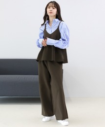 Aletta vita（アレッタビータ）の「2WAYニットキャミソールセットアップ（ワンピース・レディース）」