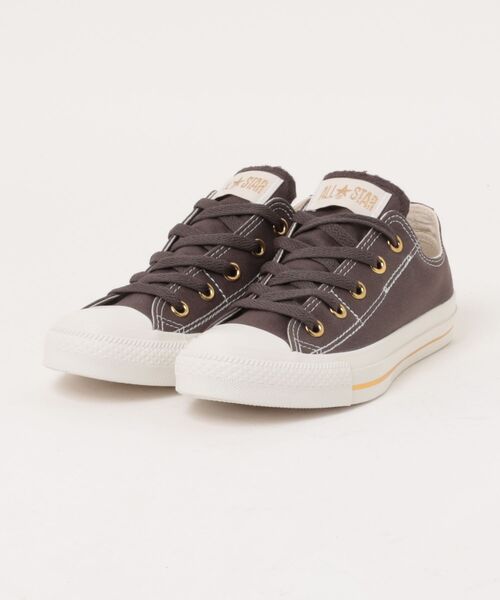 CONVERSE(コンバース)の「【CONVERSE/コンバース】オールスター ゴールドストライプ スリップ OX/ALL STAR GOLDSTRIPE SLIP OX(スニーカー・レディース・ブラック×ブラック/クリーム/ダークブラウン・5.5inch/5inch/4.5inch/4inch)」の2枚目の写真