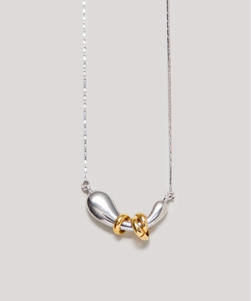 LAPUIS(ラピュイ)の「LAPUIS(ラピュイ) Flow Coil necklace(ネックレス・レディース・マルチ/ゴールド・FREE)」の3枚目の写真
