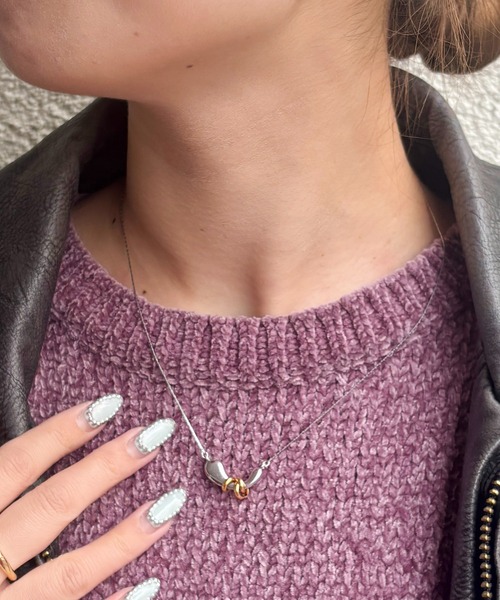 LAPUIS(ラピュイ)の「LAPUIS(ラピュイ) Flow Coil necklace(ネックレス・レディース・マルチ/ゴールド・FREE)」の9枚目の写真
