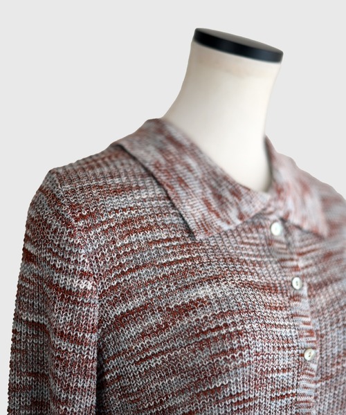 Marient（マリエント）の「ミックスポロニットCD（ニット/セーター・レディース・ブラック/ブラウン・FREE）」の15枚目の写真