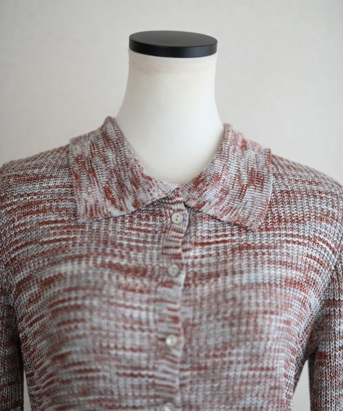 Marient（マリエント）の「ミックスポロニットCD（ニット/セーター・レディース・ブラック/ブラウン・FREE）」の14枚目の写真