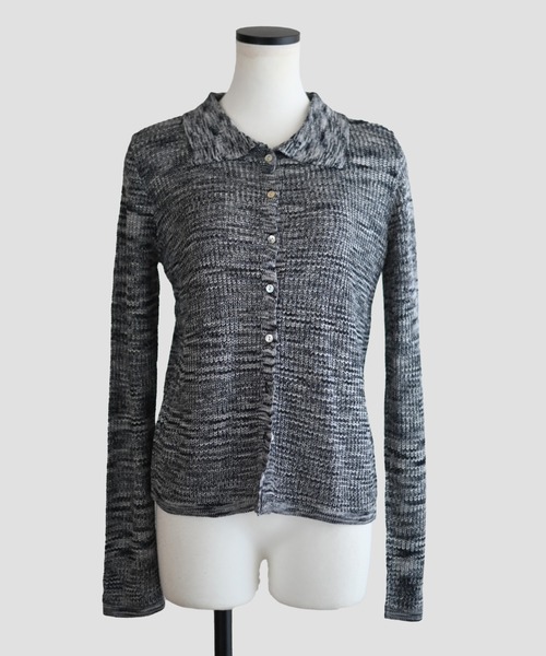 Marient（マリエント）の「ミックスポロニットCD（ニット/セーター・レディース・ブラック/ブラウン・FREE）」の18枚目の写真