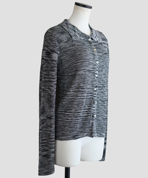 Marient（マリエント）の「ミックスポロニットCD（ニット/セーター・レディース・ブラック/ブラウン・FREE）」の19枚目の写真