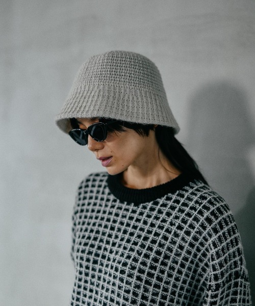 LEPSIM（レプシィム）の「サーモニットハット　604769（ハット・レディース・ブラック/アイボリー・ONE SIZE）」の18枚目の写真