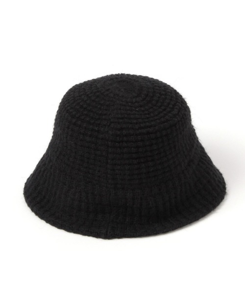 LEPSIM（レプシィム）の「サーモニットハット　604769（ハット・レディース・ブラック/アイボリー・ONE SIZE）」の6枚目の写真