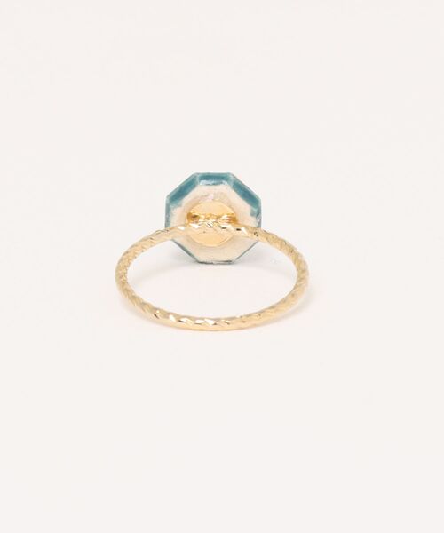 tone（トーン）の「irodori/小さなjewel cut の指輪（ 深緑）11号（リング・レディース・ダークグリーン・FREE）」の2枚目の写真