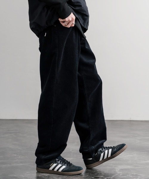 HUF（ハフ）の「HUF ハフ CROMER CORDUROY PANT ワンポイントロゴ刺繍入りコーデュロイテーパードワイドパンツ（その他パンツ・メンズ・サンドベージュ/ネイビー/ブラック・30/32/34）」の15枚目の写真