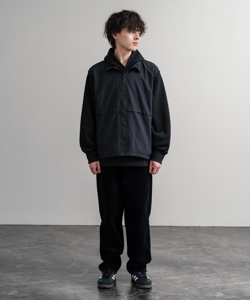 HUF（ハフ）の「HUF ハフ CROMER CORDUROY PANT ワンポイントロゴ刺繍入りコーデュロイテーパードワイドパンツ（その他パンツ・メンズ・サンドベージュ/ネイビー/ブラック・30/32/34）」の12枚目の写真