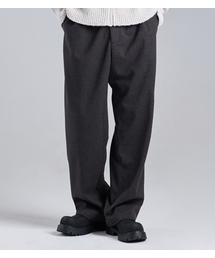 BUTTON SEOUL（ボタンソウル）の「ダブルボタンツイードテクスチャースラックス（チャコール）（スラックス）」