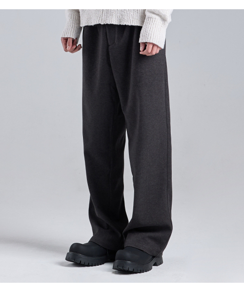 BUTTON SEOUL（ボタンソウル）の「ダブルボタンツイードテクスチャースラックス（チャコール）（スラックス・メンズ・その他・X-LARGE/MEDIUM/LARGE）」の3枚目の写真