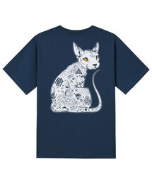 KTN0086 チカノスピンクス 半袖Tシャツ - ネイビー