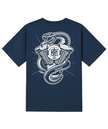 KTN0188 ホットロード 半袖Tシャツ ネイビー