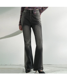 Vivacious（ビバシャス）の「Brush Bootscut Denim Pants BLACK（デニムパンツ）」