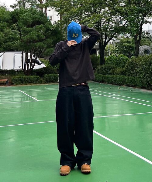JUAN HOMME(ジュアンオム)の「クロップフィットコンパクトコットンロングスリーブ(チャコール)(Tシャツ/カットソー・メンズ・その他・LARGE/SMALL/MEDIUM)」の4枚目の写真