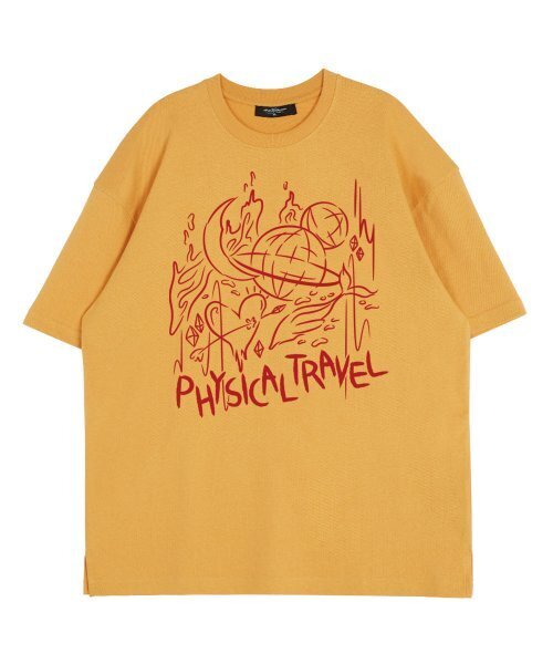 ASTRAL PROJECTION(アストラルプロジェクション)の「フロントフィジカルトレベルラウンドネック15番手綿半袖Tシャツ_チェダー(Tシャツ/カットソー・レディース・その他・LARGE/X-LARGE)」の2枚目の写真