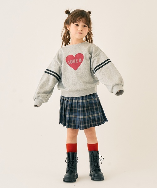 minimal（ミニマル）の「アソートフロッキーPT裏毛プルオーバー（スウェット・キッズ・トップグレー/オフホワイト/ラベンダー・130cm/120cm/140cm/90cm/100cm/110cm）」の19枚目の写真