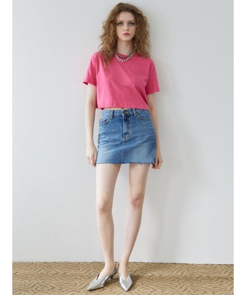 UNKNOWN PLANET(アンノウンプラネット)の「トライアングルデニムスカートブルー(スカート・レディース・その他・LARGE/MEDIUM/SMALL)」の5枚目の写真