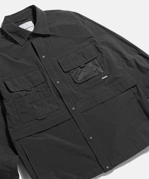 ESPIONAGE(エスピオナジ)の「Multi Pocket Angler Shirt Ink Black(シャツ/ブラウス・レディース・その他・MEDIUM/LARGE/X-LARGE)」の5枚目の写真