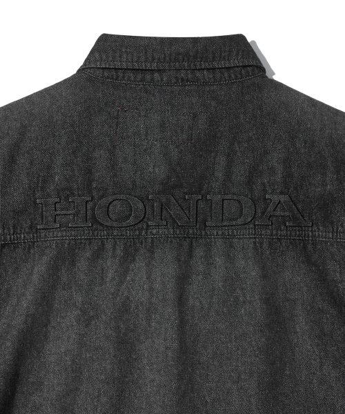 PHYPS MOTORCYCLE(フィップスモーターサイクル)の「Denim Carpenter Half Sleeve Shirts Black(シャツ/ブラウス・レディース・その他・SMALL/MEDIUM/X-LARGE/LARGE)」の10枚目の写真