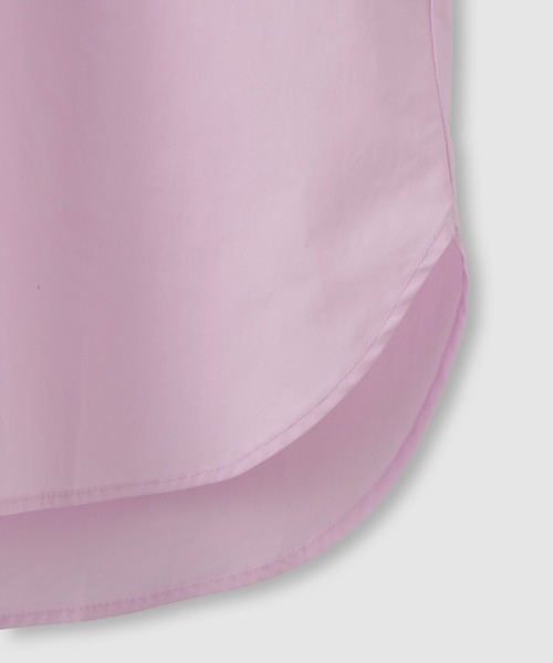 Mac-House(マックハウス)の「レギュラーカラーオーバーサイズシャツ(シャツ/ブラウス・レディース・ピンク/ネイビー/サックスブルー・FREE)」の7枚目の写真