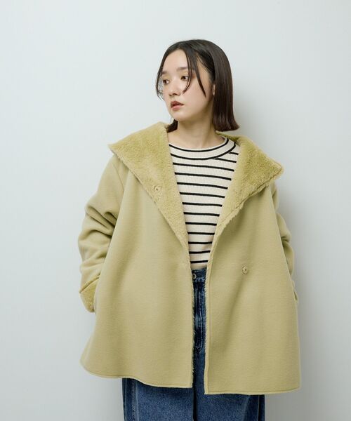 Green　Parks（グリーンパークス）の「ラメライン入りリブニットプルオーバー（ニット/セーター・レディース・その他7/杢グレー/グリーン/ホワイト/ブラック・FREE）」の19枚目の写真