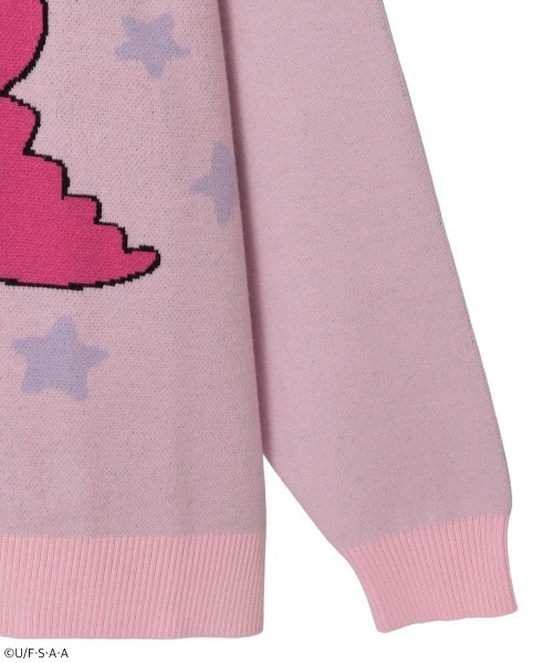 Candy Stripper（キャンディストリッパー）の「【クレヨンしんちゃん】チョコビ ニット（ニット/セーター・レディース・ブラック/ピンク/ライトグリーン・FREE）」の22枚目の写真