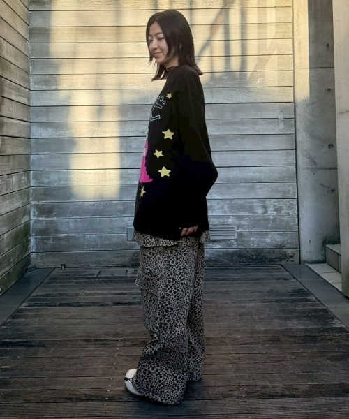 Candy Stripper（キャンディストリッパー）の「【クレヨンしんちゃん】チョコビ ニット（ニット/セーター・レディース・ブラック/ピンク/ライトグリーン・FREE）」の18枚目の写真