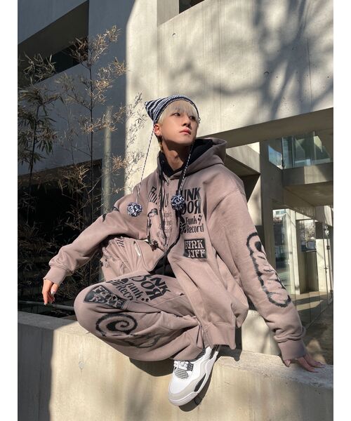 Cavish(カビシ)の「PICTORIAL SWEATPANTS ASH(CV2DSUPA02A)(その他パンツ・レディース・ライトグレー・SMALL/MEDIUM/LARGE)」の6枚目の写真