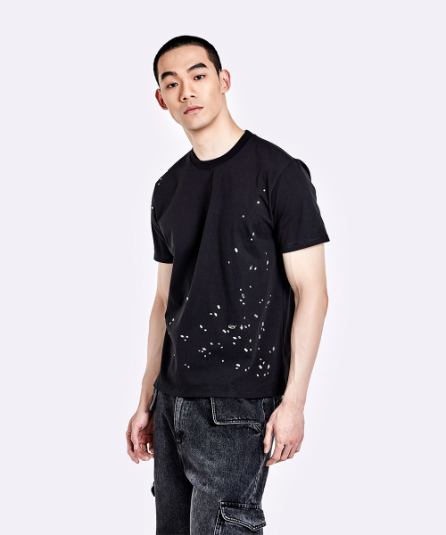 51%(フィフティーワンパーセント)の「クラッシュTシャツ - ブラック(Tシャツ/カットソー・メンズ・その他・MEDIUM/LARGE)」の7枚目の写真