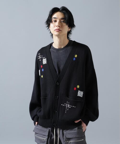 DANKE SCHON(ダンケシェーン)の「【WEB&DEPOT限定】DankeSchon/ダンケシェーン/HAND STITCH KNIT CARDIGAN(カーディガン/ボレロ・レディース・ベージュ/ブラック/その他18・L/M)」の7枚目の写真