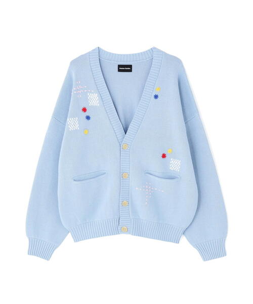DANKE SCHON(ダンケシェーン)の「【WEB&DEPOT限定】DankeSchon/ダンケシェーン/HAND STITCH KNIT CARDIGAN(カーディガン/ボレロ・レディース・ベージュ/ブラック/その他18・L/M)」の3枚目の写真