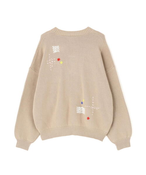 DANKE SCHON(ダンケシェーン)の「【WEB&DEPOT限定】DankeSchon/ダンケシェーン/HAND STITCH KNIT CARDIGAN(カーディガン/ボレロ・レディース・ベージュ/ブラック/その他18・L/M)」の5枚目の写真