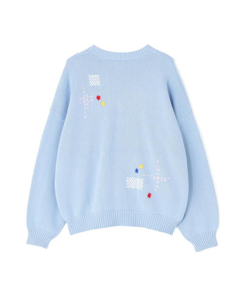 DANKE SCHON(ダンケシェーン)の「【WEB&DEPOT限定】DankeSchon/ダンケシェーン/HAND STITCH KNIT CARDIGAN(カーディガン/ボレロ・レディース・ベージュ/ブラック/その他18・L/M)」の6枚目の写真