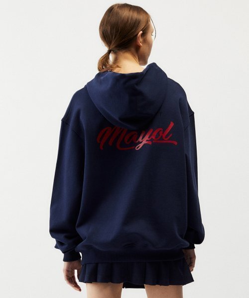 MAYOL(マイヨール)の「キャラクター刺繍フードパーカー_ネイビー(パーカー・レディース・その他・MEDIUM/LARGE)」の2枚目の写真
