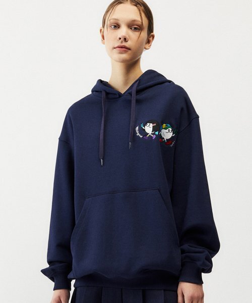 MAYOL(マイヨール)の「キャラクター刺繍フードパーカー_ネイビー(パーカー・レディース・その他・MEDIUM/LARGE)」の3枚目の写真