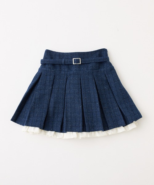 one after another NICE CLAUP(ワンアフターアナザーナイスクラップ)の「【サイズ展開あり】レイヤードプリーツミニスカート(スカート・レディース・ブラック/チャコールグレー/ネイビー・SMALL/MEDIUM)」の19枚目の写真