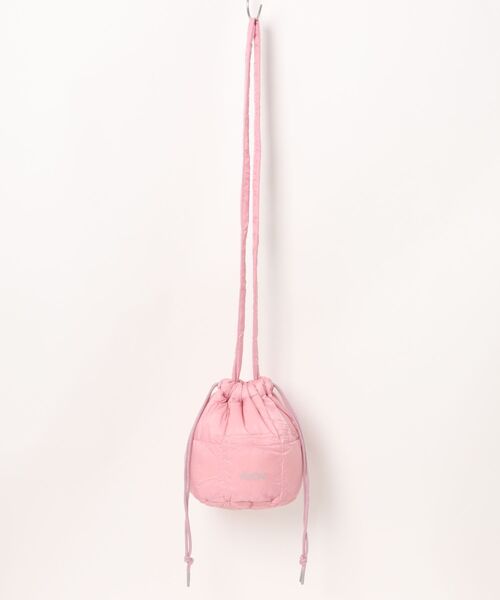 TAION（タイオン）の「BASIC DRAW STRING DOWN BAG S　DST01-S（ショルダーバッグ・メンズ・ピンク・FREE）」の3枚目の写真