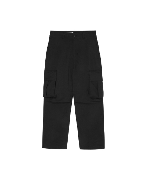 WORTHWHILE MOVEMENT(ワースワイルムーブメント)の「ディタッチャブルカーゴパンツ(ブラック)(その他パンツ・レディース・その他・LARGE/X-LARGE/MEDIUM)」の1枚目の写真