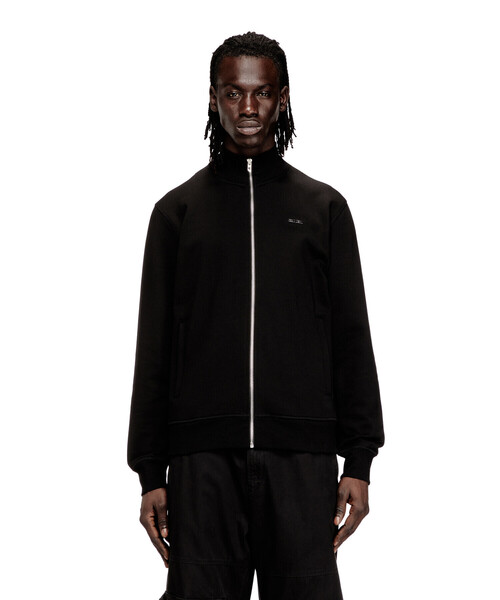 DIESEL（ディーゼル）の「メンズ ジップアップスウェット S-LOCK-MET（スウェット・メンズ・ブラック・LARGE/MEDIUM/SMALL/X-SMALL/X-LARGE）」の4枚目の写真