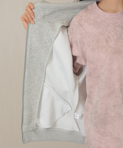 DAYRA(デイラ)の「ダブル ポケット ジップアップ 長袖 スウェット パーカー(パーカー・レディース・グレー・M/XL)」の7枚目の写真