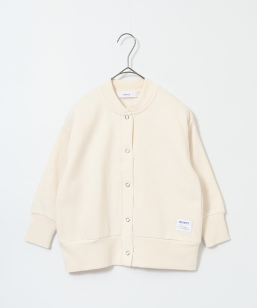 OMNES（オムネス）の「裏起毛リブ付きブルゾン KIDS（ブルゾン・キッズ・アイボリー・100cm/110cm）」の2枚目の写真