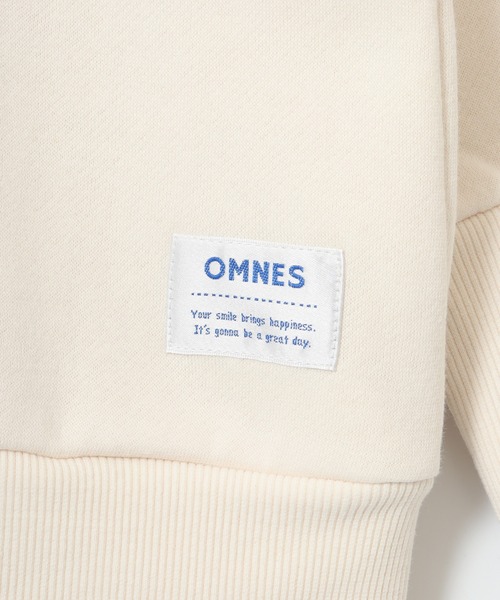 OMNES（オムネス）の「裏起毛リブ付きブルゾン KIDS（ブルゾン・キッズ・アイボリー・100cm/110cm）」の5枚目の写真