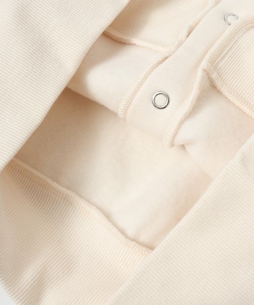 OMNES（オムネス）の「裏起毛リブ付きブルゾン KIDS（ブルゾン・キッズ・アイボリー・100cm/110cm）」の9枚目の写真