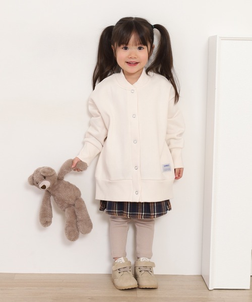 OMNES（オムネス）の「裏起毛リブ付きブルゾン KIDS（ブルゾン・キッズ・アイボリー・100cm/110cm）」の17枚目の写真
